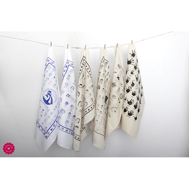 Custom Tea Towels Kids Faces